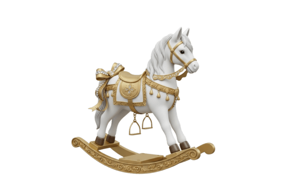 A Decorative Rocking Horse Toy: A Whimsical Typeface for Timeless Appeal