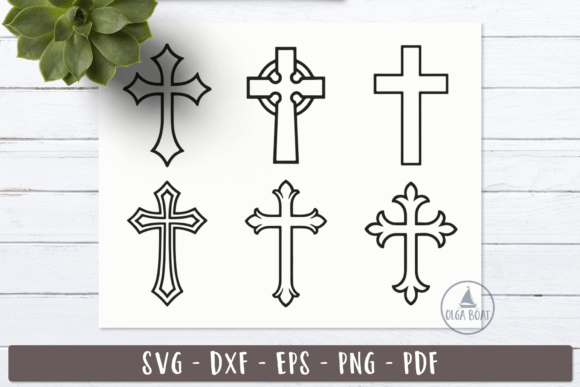 Christian Decorative Cross SVG: A Designer's Asset