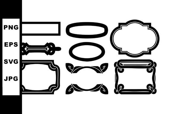 Elegant Black & White Frames for Timeless Design Projects