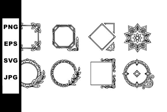 Elegant Border Art: Using Floral Frames in Your Projects