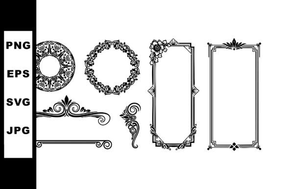 Elevate Your Designs with Vintage Ornamental Frames
