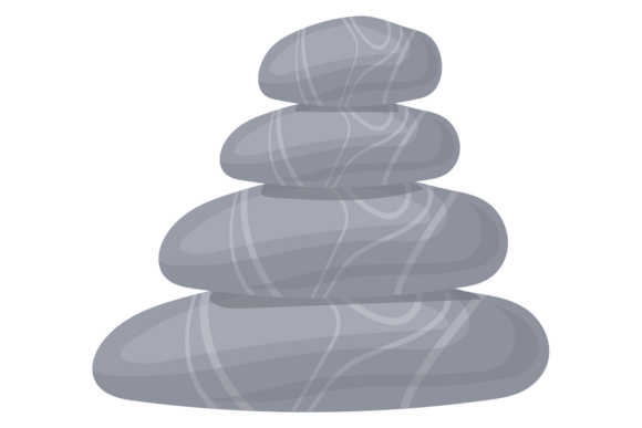 Stone Pyramid: A Decorative Rock Heap for Bold Design