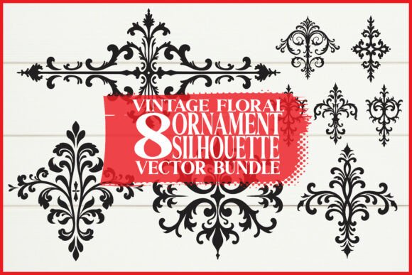 Timeless Elegance: Decorative Vintage Ornament Cut Files