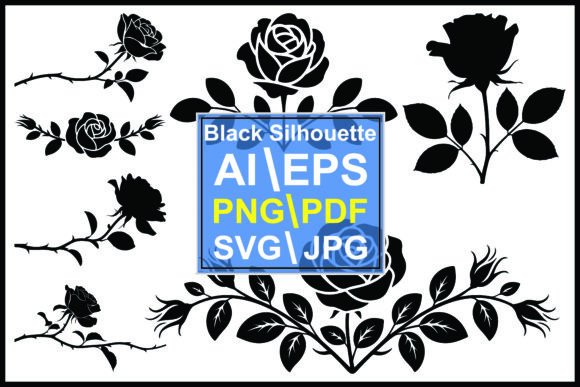 Timeless Elegance: Using Silhouette Rose Elements in Design