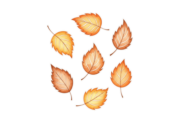 Watercolor Fall Leaves Decorative Art: Capturing Autumn's Essence